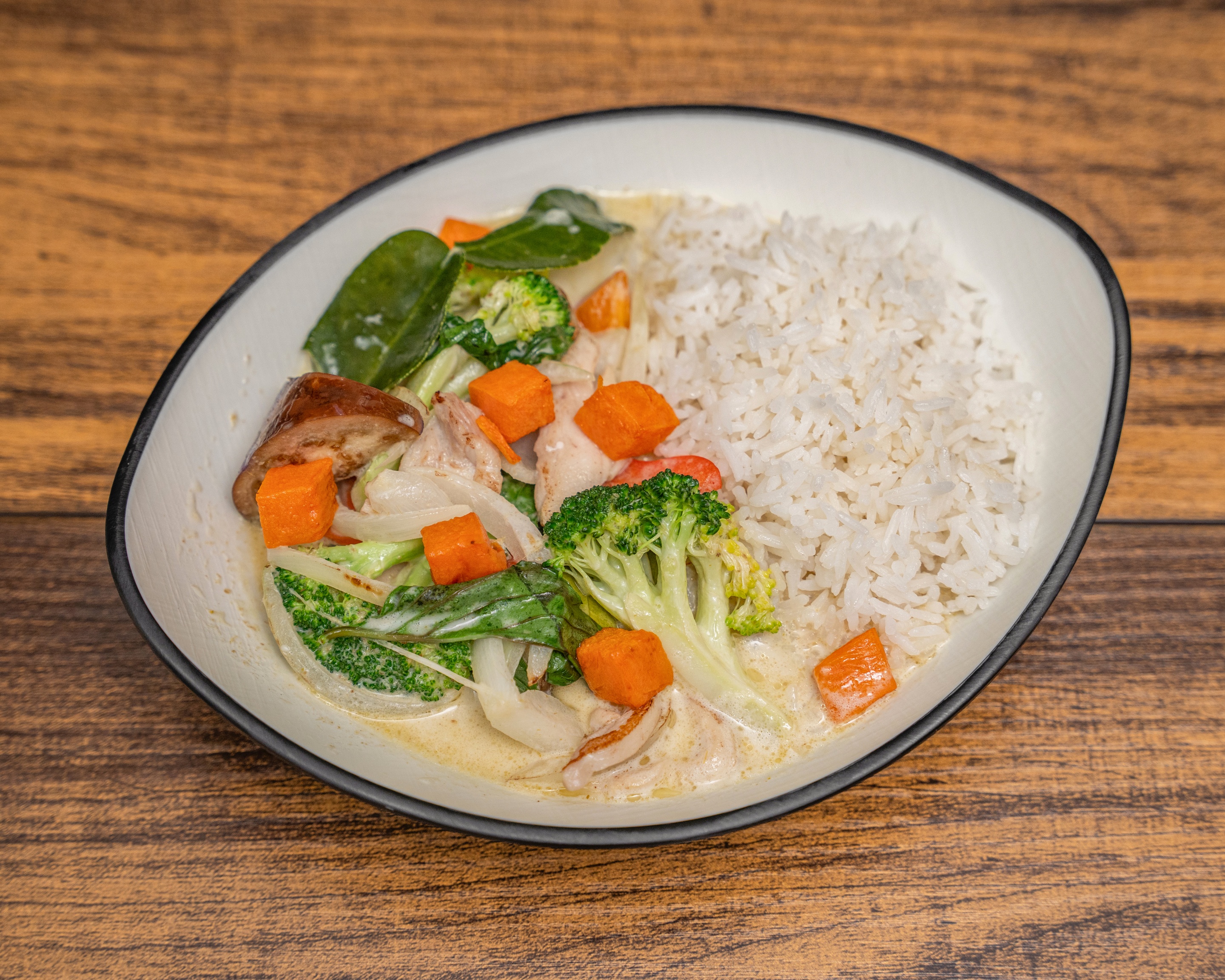 Green Curry with rice